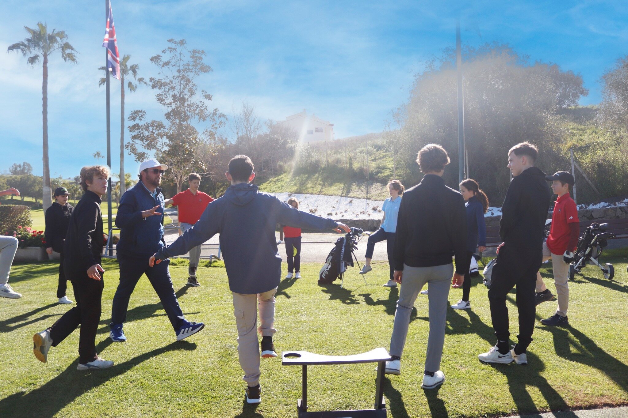Clase de la Academia Junior de Baviera Golf